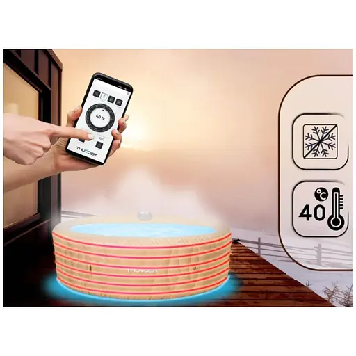 Джакузи-SPA надувное Thunder LATTE 6-местное - фото 4