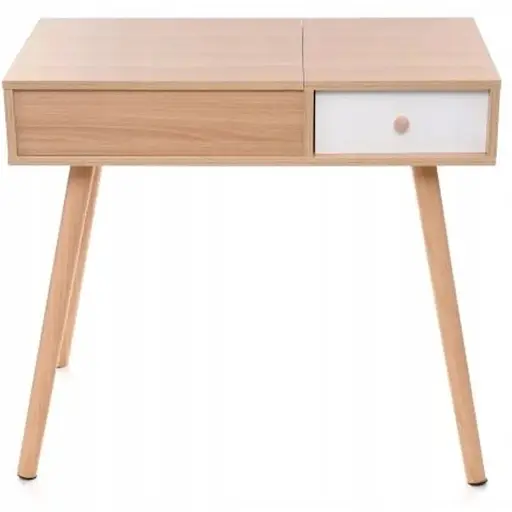 Туалетный столик Chomik Sector в скандинавском стиле с откидным зеркалом - фото 5