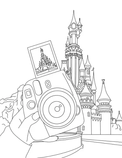 Розмальовка #Girls#Fashion#Travel - фото 5