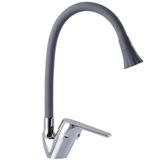 Змішувач для кухні Domino Blitz DBC-203SA-G03 Сірий - фото 5