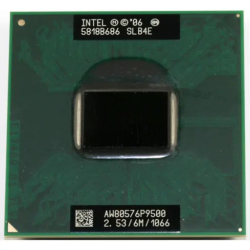 Процессор для ноутбука Intel Core 2 Duo P9500 2.53GHz/6M/25W Socket P Б/У