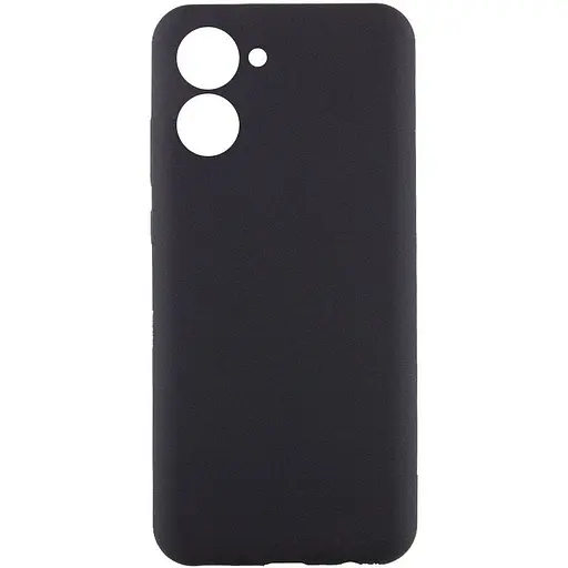 Чохол Silicone Cover Lakshmi Full Camera (AAA) для Realme C33 Чорний / Black