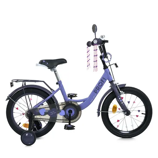 Велосипед дитячий MB 18043-1 колеса 18 дюймів, фіолетовий - фото 5