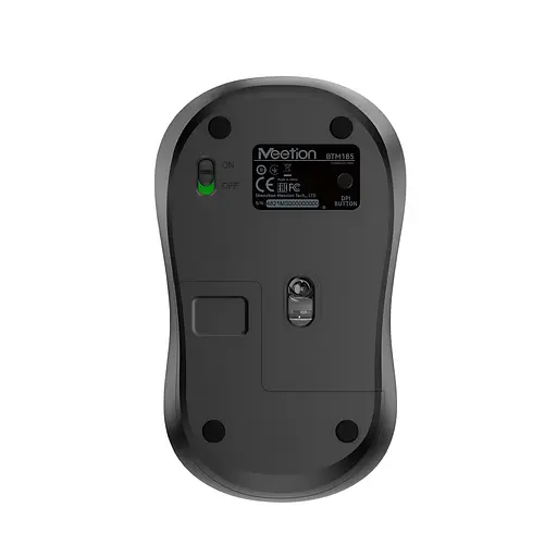 Беспроводная мышь MEETION BTM185 2.4G+Bluetooth черная - фото 2