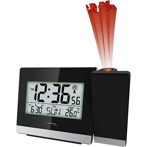 Часы проекционные Technoline WT536 Black (WT536) - фото 1