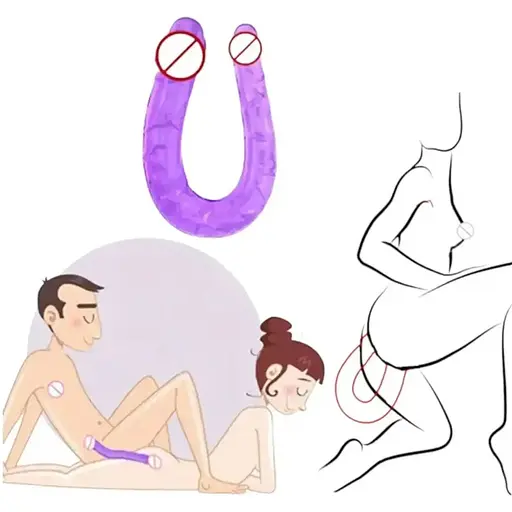 Двухсторонний фаллоимитатор Double Dong 30 см - фото 3