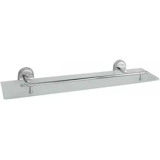 Полка стеклянная Frap F1907 1/10, 52 см Хром - фото 1