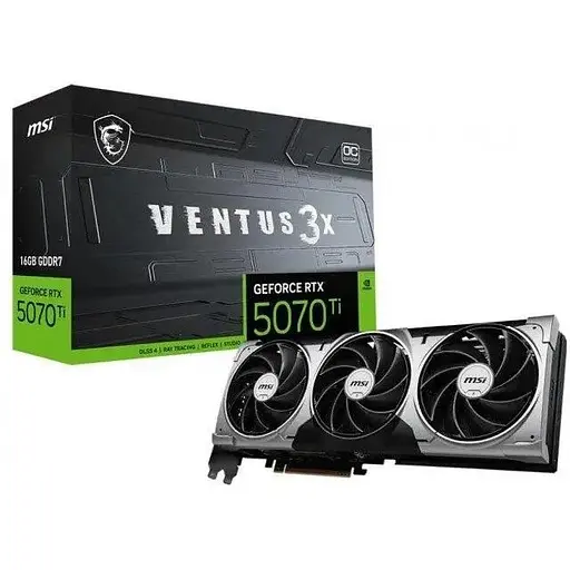 Відеокарта MSI GeForce RTX 5070 Ti Ventus 3X OC 16GB - фото 1