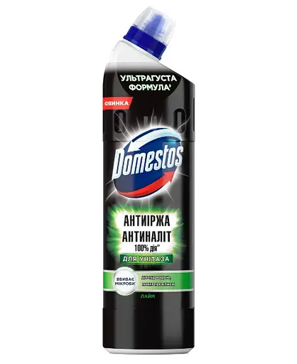 Засіб для чищення унітазу Domestos Green Lime 750 мл, Доместос Грін Лайм - фото 1