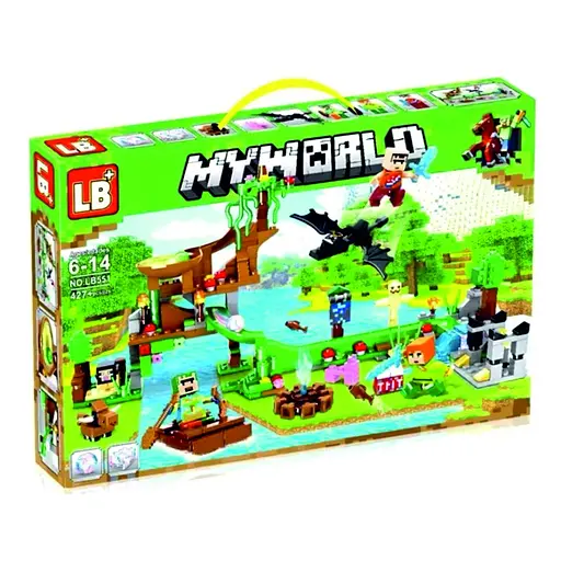 Конструктор, 427 деталей, 47.5x32x7 см