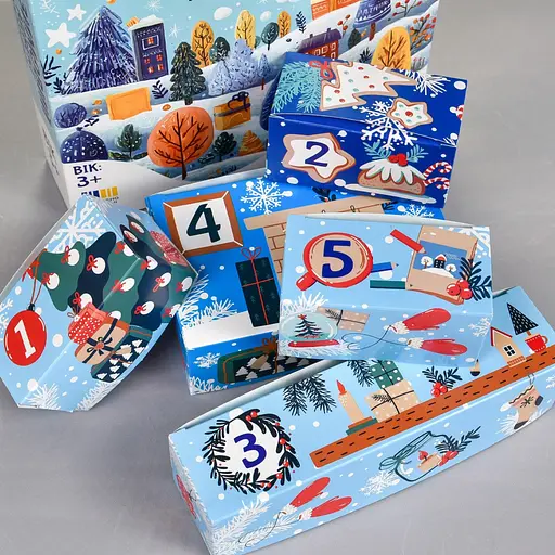 Дитячий набір для творчості розфарбовування гіпсової фігурки "Адвент календар" Strateg 31047 - фото 4