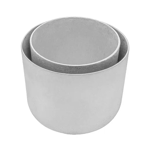 Набір з 2 форм для випікання пасок, хліба та кексів з литого алюмінію 0.35 та 0.2 л, Полімет Сірий 85588 - фото 2