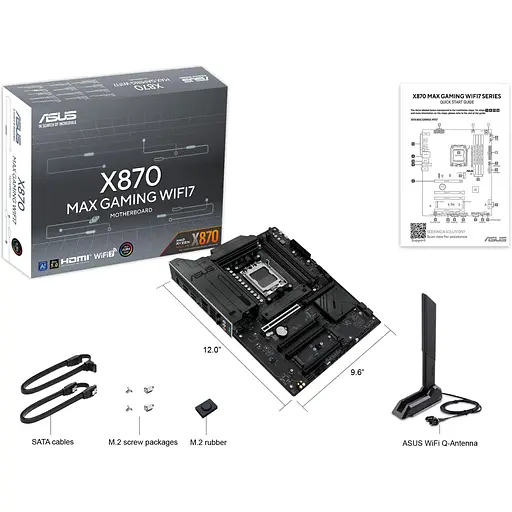 Материнська плата Asus X870 MAX Gaming WIFI7 - фото 2