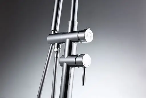 Напольный смеситель для ванны Imex Corcega хром BBECO1 Хром - фото 4