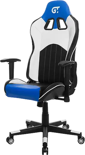 Геймерське крісло GT Racer чорне з синім та білим (X-5813 Black/Blue/White) - фото 9