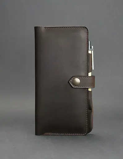 Кожаный тревел-кейс 4.0 темно-коричневый - фото 1