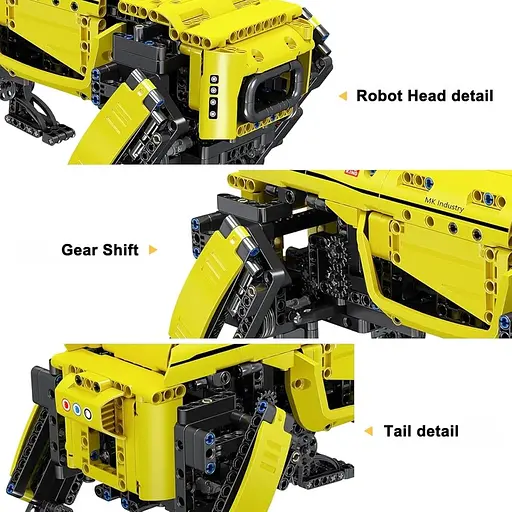 Конструктор детский на радиоуправлении Mould King  РОБОТ-ПЕС  921 деталь - фото 4