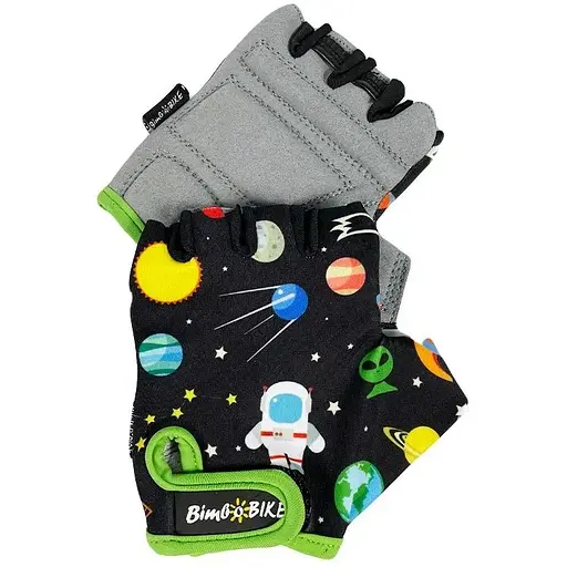 Велорукавиці дитячі Bimbo Bike Kids космос 8-10 років розмір L (90962/3-IS) - фото 2