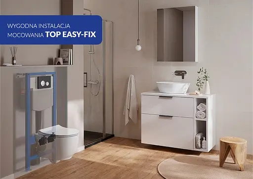 Унитаз подвесной Cersanit Luna CleanOn с сиденьем duraplast Soft Close S701-871, Белый - фото 3