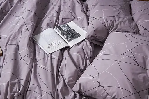 Пододеяльник Moon&Star Бязь Gold Люкс Graphite Двуспальный 175x210 см - фото 5