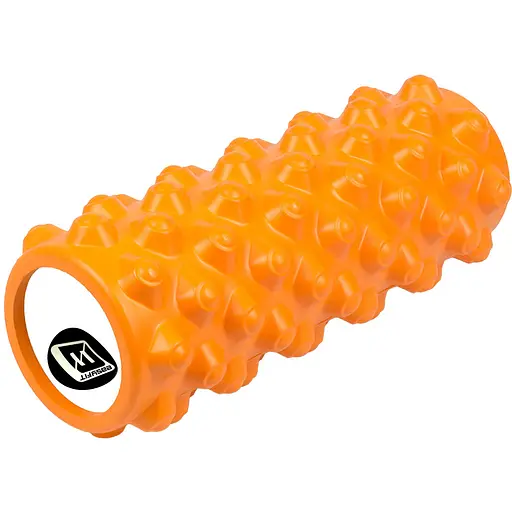 Массажный ролик EasyFit Grid Roller Extreme 33 см Оранжевый (EF-2023-OR) - фото 1