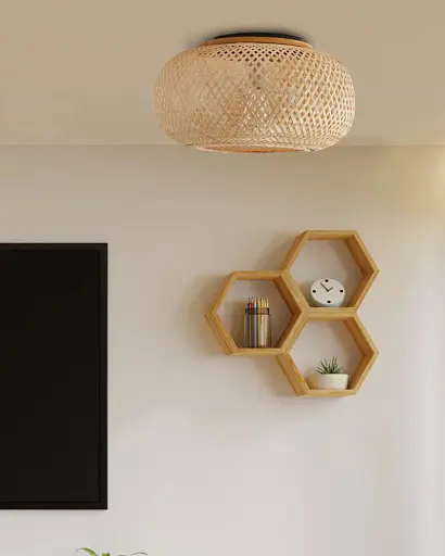 Люстра Goldlux 330499 Salomon E27 1x10W IP20 бежева - фото 2