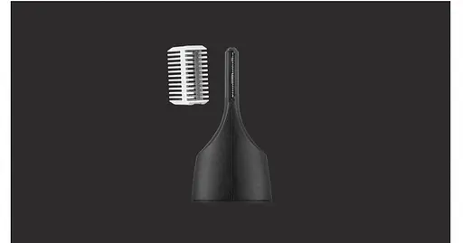 Триммер Remington Trim & Fit, ААх1, вибрационный мотор, насадок-3, чехол, титан.напил., черный - фото 4