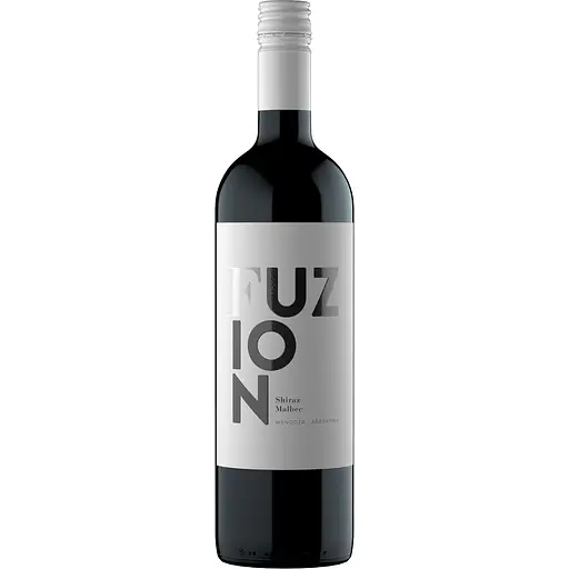 Вино Fuzion Shiraz Malbec, червоне, сухе, 12,5%, 0,75 л (35591)