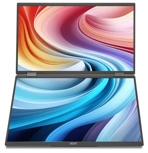 Монiтор 15.6" Acer Dual Portable PD163QTbmiuux (UM.ZP3EE.011) Black - фото 6