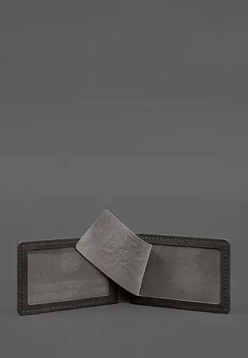 Кожаная обложка на удостоверение ГСЧС с карманом темно-коричневая - фото 4