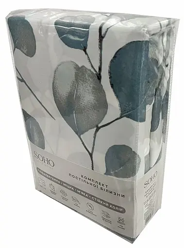 Комплект постільної білизни Сімейний 150х200 см Natura Green SOHO pbe0050846 - фото 5