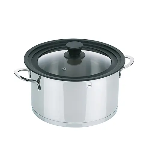 Кришка скляна з силіконовим обідком KELA Concetta 16-20 см (11440) - фото 2