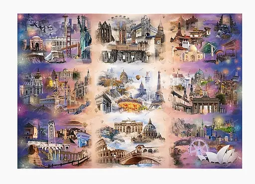 Пазлы - Безграничная коллекция: "Заоблачные города" 13500 элементов 81030 Trefl, в коробке (5900511810301) - фото 2