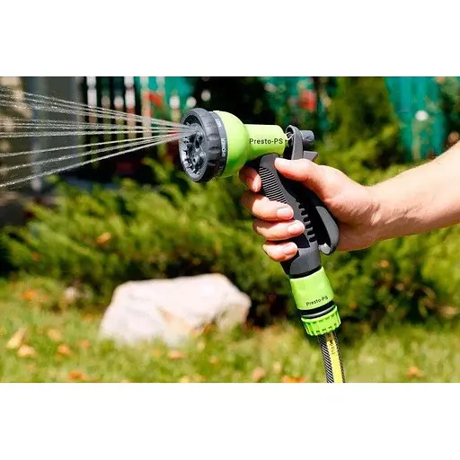 Пістолет для поливу пластиковий Presto-PS насадка на шланг (7202G) - фото 5