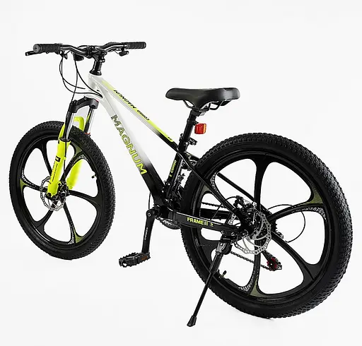 Велосипед Спортивний 24" MN-24637 Corso "MAGNUM", рама магнієва 11'', обладнання Shimano 21 швидкість, зібраний на 75% (6800077246370) - фото 3