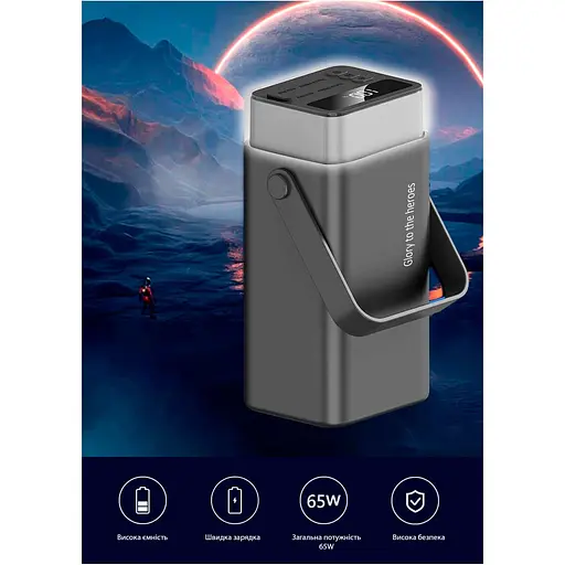 Павербанк Aspiring Vigor Black 40 000 mAh / 65 Вт (PPVG.V04) - фото 9