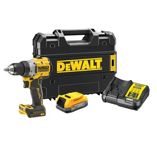Дрель-шуруповерт аккумуляторный DeWalt с АКБ и ЗУ DCD800E1T - фото 1