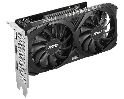 Відеокарта GeForce RTX 3050 6GB MSI Ventus 2X OC (RTX 3050 VENTUS 2X 6G OC)