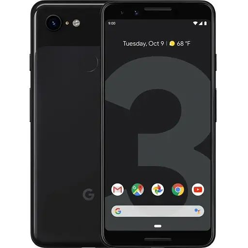 Смартфон Google Pixel 3 4/64GB Just Black Seller Refurbished