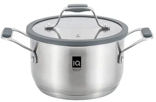 Кастрюля с крышкой IQ Be Brave 18 см 2,3 л (IQ-2052-18) - фото 1