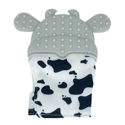 Прорізувач-рукавичка "Корівка" MGZ-0405(Grey) на липучці - фото 2