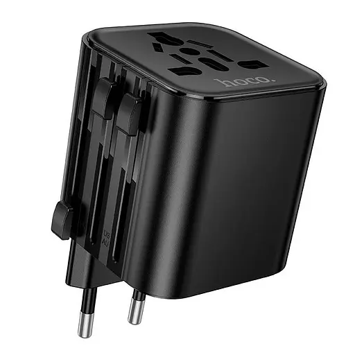 Перехідник для всіх розеток Hoco AC29 Changer global universal conversion plug - фото 3