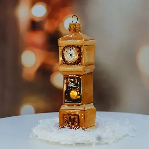 Ялинкова прикраса Різдвяні історії Годинник floor clock скло (4820001045222) - фото 5