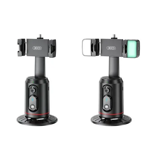 Монопод XO SS16 с автоматической слежением за лицом AI bluetooth tracking selfie stick Черный - фото 1