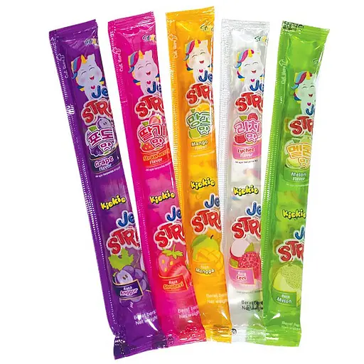 Желейки Kiokio Straws Mix Fruit Pack 200 г - фото 3