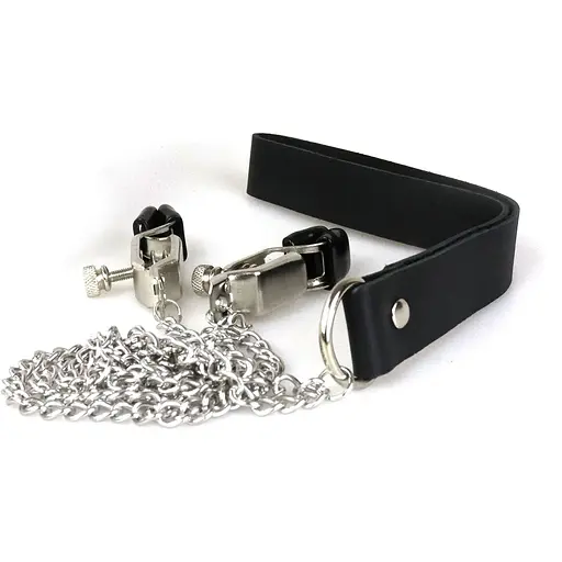 Затискач для сосків з повідцем Art of Sex - Kendal - фото 3