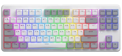 Клавіатура HATOR Rockfall 3 Mecha TKL Wireless Orange White (HTK851UA) - фото 1