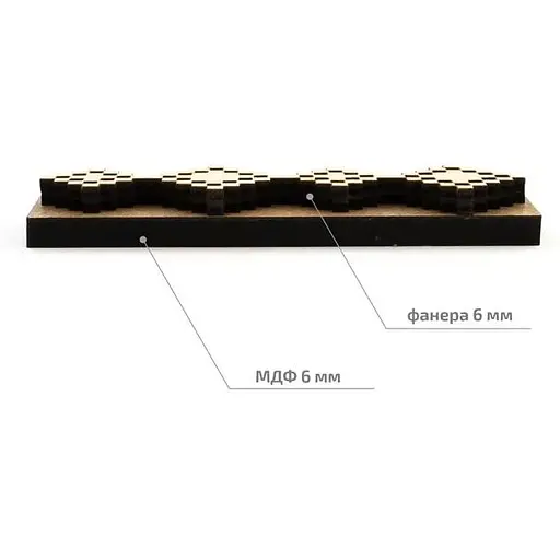 Штамп для вибійки Rosa Talent №28 Вишиванка 3x10см - фото 2