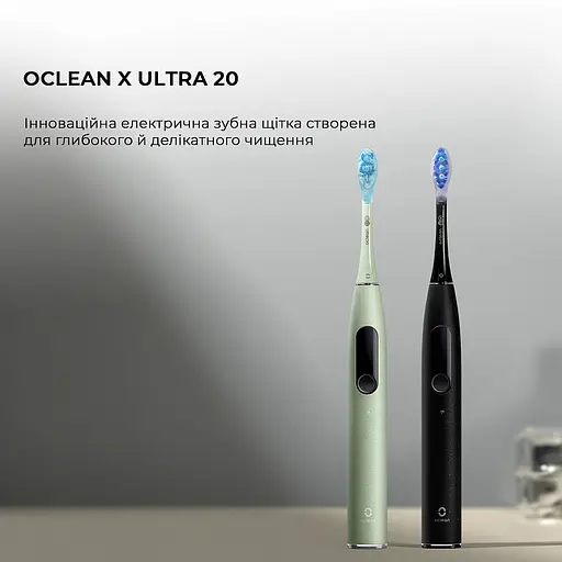 Електрична зубна щітка Oclean X Ultra 20 Electric Toothbrush Black - фото 4