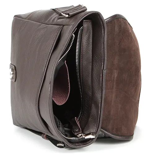 Чоловіча шкіряна сумка SHVIGEL 22х23х7 см sum0012635 - фото 6